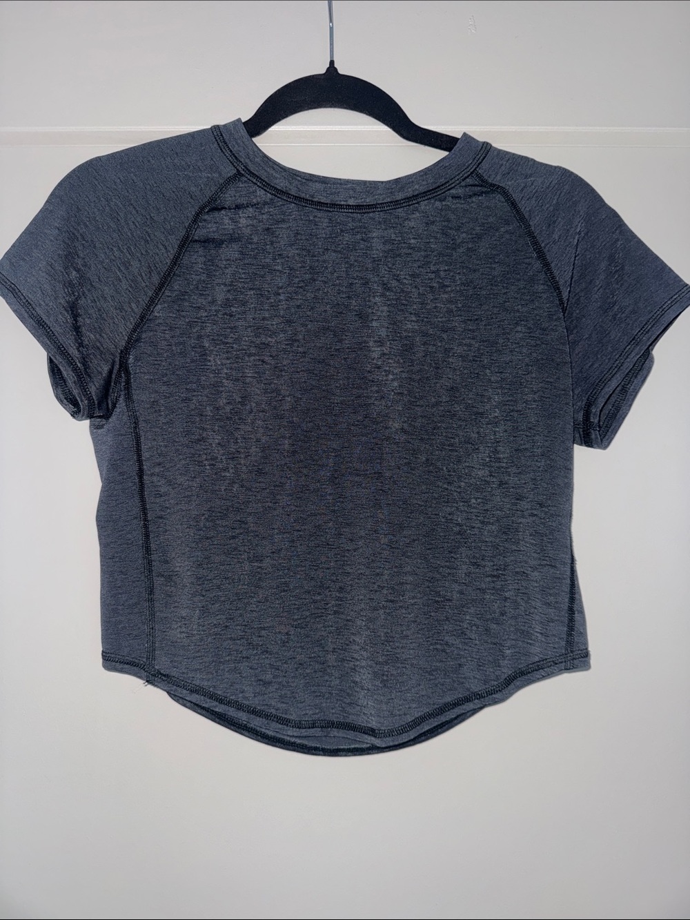 Fp movement open back short sleeve top size medium